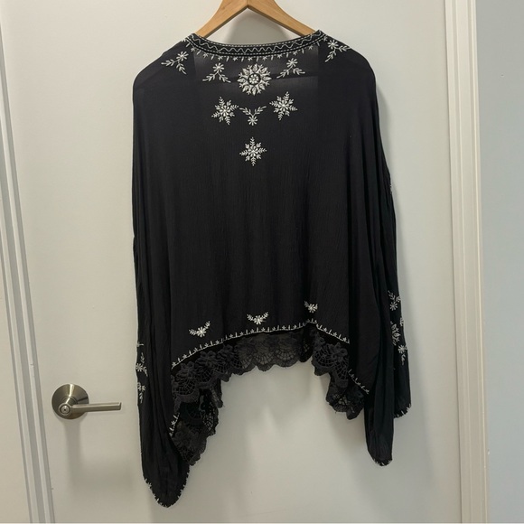 Free People Embroidered Kimono Cover Up - Picture 6 of 6